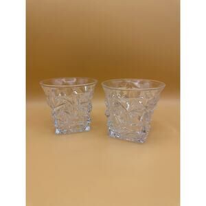 Whiskey Old Fashioned Glasses, On the Rocks, Barware, set of 2